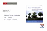 wk12.5 - Graphs - Simon Fraser University · 2013-11-22 · Wk12.5 Slide 3 Slides based on Java Foundations 3rd Edition, Lewis/DePasquale/Chase 3 Scott Kristjanson – CMPT 125/126