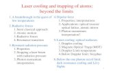 Laser cooling and trapping of atoms: beyond the limits › giamarchi › local › cuso › Aspect › ... · Laser cooling and trapping of atoms: beyond the limits 1.A breakthrough