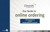 Our Guide to online ordering · Our Guide to online ordering Visit or search Cimandis Foodservice in the app store Powered By Offers & Browse Basket Shopping Lists History Favourites.