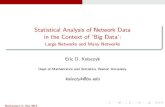 Statistical Analysis of Network Data in the Context of ... · Statistical Analysis of Network Data with R Statistical Analysis of Network Data with R Kolaczyk · Csárdi EricKolaczyk·