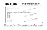 Owner s Operator s Manual - All Mower Spares · L20 L23 L26 L30 L45 String Trimmer B20 B21 BC26 BC30 BC45 BC50 - 1 - Foreword This Owner’s/ Operator’s Manual is designed to familiarize