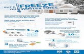 Put a Freeze on Winter Fires 2014 - Delaware Safety Councildelawaresafety.org/Resources/Pictures/winter_infographic.pdf · be fire smart! Keep portable generators outside, away from