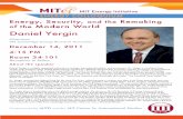 yergin-poster · understanding." He is both a world-recognized author and a business leader, as Chairman and Founder of IHS Cambridge Energy Research Associates (CERA). His new book