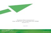 Targeted Risk Assessment User Guide for the integrated tool TRAM Version … · 2019-06-07 · Targeted Risk Assessment User Guide for the integrated tool TRAM Version 3.1 July 2017