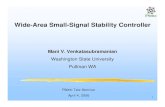 Wide-Area Small-Signal Stability Controller · 17 Window 1 Prony results PSERC TABLE XI MULTI-PRONY COI MODE DAMPING ESTIMATION IN PERCENT CASE 1 a Time Window in Seconds b P mr1,