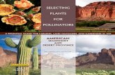 Selecting Plants for Pollinators - Arizona Native … › documents › SelectingplantsforPollinators.pdfSelecting Plants for Pollinators This guide was funded by the National Fish