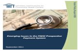 Emerging Issues in the FQHC Prospective Payment System€¦ · Emerging Issues in the FQHC Prospective Payment System Prepared for NACHC by: Jacqueline C. Leifer, Senior Partner Matthew