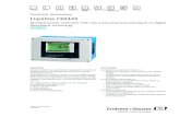 Technical Information Liquiline CM442• Fast configuration of application-specific measurement options • Easy configuration and diagnostics thanks to plain-text display • All