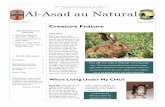 Official Newsletter of the Unofficial Unit Naturalist ... · lives from South Africa to the Middle East, but there is a large gap be- ... North America, a popular field guide fo-cuses