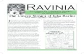Published by Friends of the Ravines (FOR) The Unseen ...€¦ · Published by Friends of the Ravines (FOR) Fall 2009/Winter 2010 The Unseen Stream of Iuka Ravine And Other Stories—Part