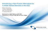 Introducing a Non-Fusion Alternative for Lumbar Spinal ...at least 6 months of non-operative treatment. The coflex® is intended to be implanted midline between adjacent lamina of