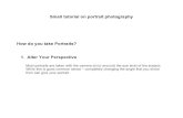 Small tutorial on portrait photography How do you take ... Small tutorial on portrait photography How