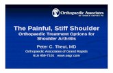 Orthopaedic Treatment Options for Shoulder Arthritismedia.kenanaonline.com/files/0013/13299/The_Painful... · 2010-11-06 · Degenerative joint disease that is non-inflammatory is
