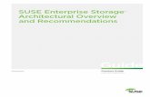 SUSE Enterprise Storage Architectural Overview and ...€¦ · cluster size. To build an example, use the cluster nodes below: A four-node cluster with 3x copies of the data would