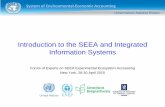 Introduction to the SEEA and Integrated Information Systems · System of Environmental -Economic Accounting Introduction to the SEEA and Integrated Information Systems Forum of Experts