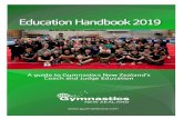 A guide to Gymnastics New Zealand’s Coach and Judge Education · The Gymnastics New Zealand (Gymnastics NZ) Education Handbook outlines the coaching and judging pathways, as well