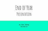 End of Year - Cañada College · End of Year Presentation By Nan Zhang 04/30/19. Top 5 strengths 1st Semester in Center for Student Life and Leadership Development Fast learner Considerate