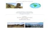 CHILE! !Easter!Island/Santiago! PreCruise! ! …...ConfirmationInsight*CruisesEasterIsland* * Contact*and*hotel*info:* * * Ground Operator: Chile South American Tours de Chile Padre
