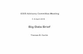 Big Data Brief - National Oceanic and Atmospheric ... · Hadoop, MongoDB, Spark, Storm Hadoop, a free and open-source implementation of the Map/Reduce programming model, • processes