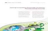 Gaining Competitive Advantage via Ethical Manufacturing ... · Capgemini, one of the world’s foremost providers of consulting, technology and outsourcing services, enables its clients
