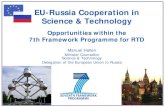 EU-Russia Cooperation in Science & Technology › data › 2011 › 10 › 12 › 1270464334 › Hallen_Pikal… · Innovation Union • Horizon 2020. the ... which researchers, scientific