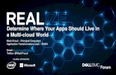 Determine Where Your Apps Should Live in a Multi …...GLOBAL SPONSORS Determine Where Your Apps Should Live in a Multi-cloud World Mark Froud – Principal Consultant Application