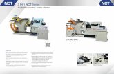 NCT - Presscare · NCT 3 IN 1 NCT Series Two Section Uncoiler / Leveler / Feeder NCT Optional Accessory: Clamping Peeler Device 3 IN 1 NCT Series Clamping Peeler + Coil car ... wave