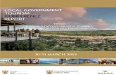 LOCAL GOVERNMENT TOURISM CONFERENCE REPORT · 2015-11-26 · LOCAL GOVERNMENT TOURISM CONFERENCE REPORT 4 3.2.3 SUB- THEME: PROMOTING RESPONSIBLE TOURISM 24 3.2.3.1 Developing Local