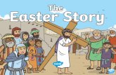 Jesus arrived in Jerusalem on Palm Sunday. The …ludlowprimaryschool.co.uk/media/11171/re-easter-story...Jesus had to carry a heavy cross through the streets of Jerusalem. Simon carried