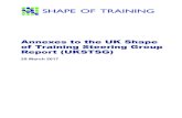Annexes to the UK Shape of Training Steering Group Report ...€¦ · of Training Steering Group Report (UKSTSG) 29 March 2017. ANNEXES TO THE UK SHAPE OF TRAINING STEERING GROUP