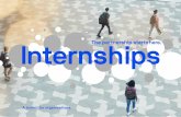 Internships - Store & Retrieve Data Anywhere · 2017-09-11 · Internships can be as great as all of us want to make them. It sounds cliché, but the benefits of paying an intern
