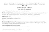 Zoom Video Communications Accessibility Conformance Report ... Rooms v4.5.3... · a software-defined conference room solution into one easy-to-use platform that is simple to deploy.