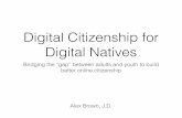 Digital Citizenship for Digital Nativesdhhs.ne.gov/MCAH/HYN2016-SocialMedia101-AlexBrown.pdfDeﬁnitions4 • Digital Native: An individual who was born after the widespread adoption