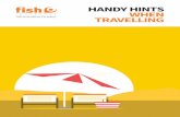 Handy Hints When Travelling - Fish Insurance...Beware of talk and data roaming charges; to avoid hefty bills go into your phones settings and switch oﬀ data roaming or set a data