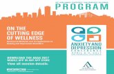 ON THE CUTTING EDGE OF WELLNESS - Home | Anxiety and ... 2017 Conference Program.pdf · The conference theme “On the Cutting Edge of Wellness: Behavioral Medicine and its Application