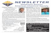 Oklahoma Section American Chemical Society · N e w s l e t t e r September 2016 Oklahoma Section ACS — 3 — Oklahoma Chemist Award 2017 Call for Nominations Five (5) copies of