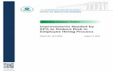 Improvements Needed by EPA to Reduce Risk in Employee ... · August 3, 2015 MEMORANDUM SUBJECT: Improvements Needed by EPA to Reduce Risk in Employee Hiring Process Report No. 15-P-0253
