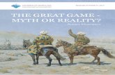 Cultural Heritage and Humanities Unit RP 1.pdf · Cultural Heritage and Humanities Unit’s Research Paper #1 THE GREAT GAME – MYTH OR REALITY? The author: Robert Middleton Abstract: