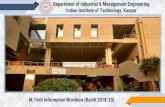 Department of Industrial & Management Engineering Indian Institute …iitk.ac.in › ime › data › IME-Mtech-batch-2018-20.pdf · 2019-05-20 · Department of Industrial & Management