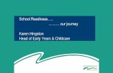 School Readiness….. ……… our journey Karen Hingston Head of ... › sites › default › files... · Karen Hingston Head of Early Years & Childcare. START is an easy guide