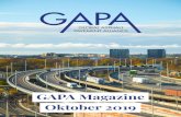 GAPA Magazine Oktober 2019 - Homepage - EAPA › ... › 10 › GAPA-Magazine_October2019.pdf · 2019-11-12 · GAPA Magazine Oktober 2019. 2 List of content 3 Introduction 4 Information