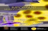 PLEASE KEEP THIS BOOKLET UNTIL YOU SUCCESSFULLY PASS THE CERTIFICATION EXAMINATION …msfh.wildapricot.org/resources/Pictures/2017 examination... · 2017-04-25 · U.S. (only) Procedures