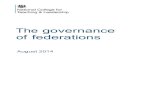 The governance of federations · explores the governance of federations. A federation is defined in law as two or more maintained schools operating under the governance of a single