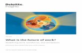 What is the future of work? - Deloitte United States › content › dam › insights › us › ... · 2020-05-09 · What is the future of work? Redefining work, workforces, and