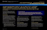 Advertising, Marketing & Promotions Alert >> Post-Mortem ......ADVERTISING, MARKETING & PROMOTIONS >> ALERT POST-MORTEM RIGHT OF PUBLICITY UNDER NEW JERSEY LAW IS LIMITED TO 50 YEARS