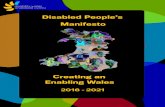 On 5 May 2016, disabled people and their families and ... · On 5 May 2016, disabled people and their families and Carers across Wales will cast their votes in the National Assembly