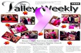 Volume 2, No. 6 Friday, October 16, 2015 - The Valley Weeklyvalleyweeklyllc.com/ValleyWeekly10162015V1N58.pdf · 2015-10-13 · Volume 2, No. 6. Friday, October 16, 2015 . FREE “So