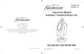 Instruction Manual Sunbeam Corded/Cordless IronttL.pdf · Instruction Manual Sunbeam ® ... The new Sunbeam ® Versa Glide Corded-Cordless iron makes ironing faster. Detach the iron