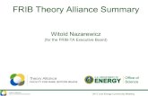 Witold Nazarewicz - indico.fnal.gov · • FRIB-TA Inaugural meeting: March 31-April1 2016 • Second cycle: renewal submitted at end of October 2016 o Recommended for funding in