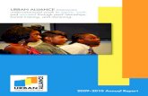 URBAN ALLIANCE empowers under-resourced youth to aspire ...and succeed through paid internships, formal training, and mentoring. 2009–2010 Annual Report. URBAN ALLIANCE Annual Report